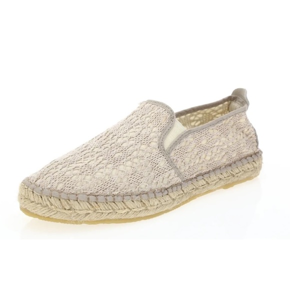 Free People Shoes - NWOT Free People Beige Crochet Espadrilles 38/7.5 Loafer Slip On Tan FairyCore